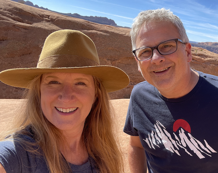 Robina and Scott Barker, creators of TrackStage